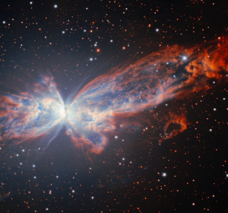 Telescopio Gemini Sur revela nueva imagen de la Nebulosa Mariposa, uno de los objetos más extremos de la Vía Láctea